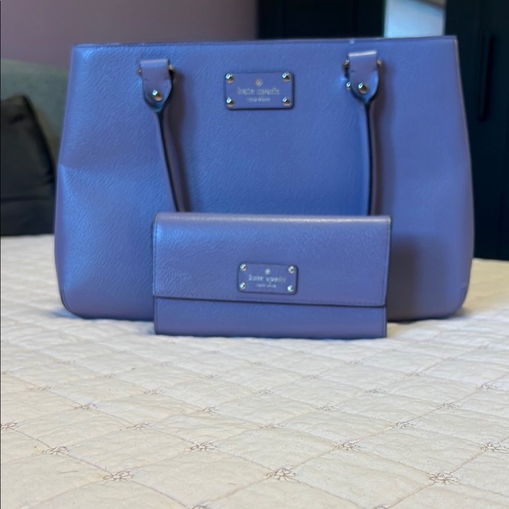 Kate Spade Purple Women's Bag and Wallet Set